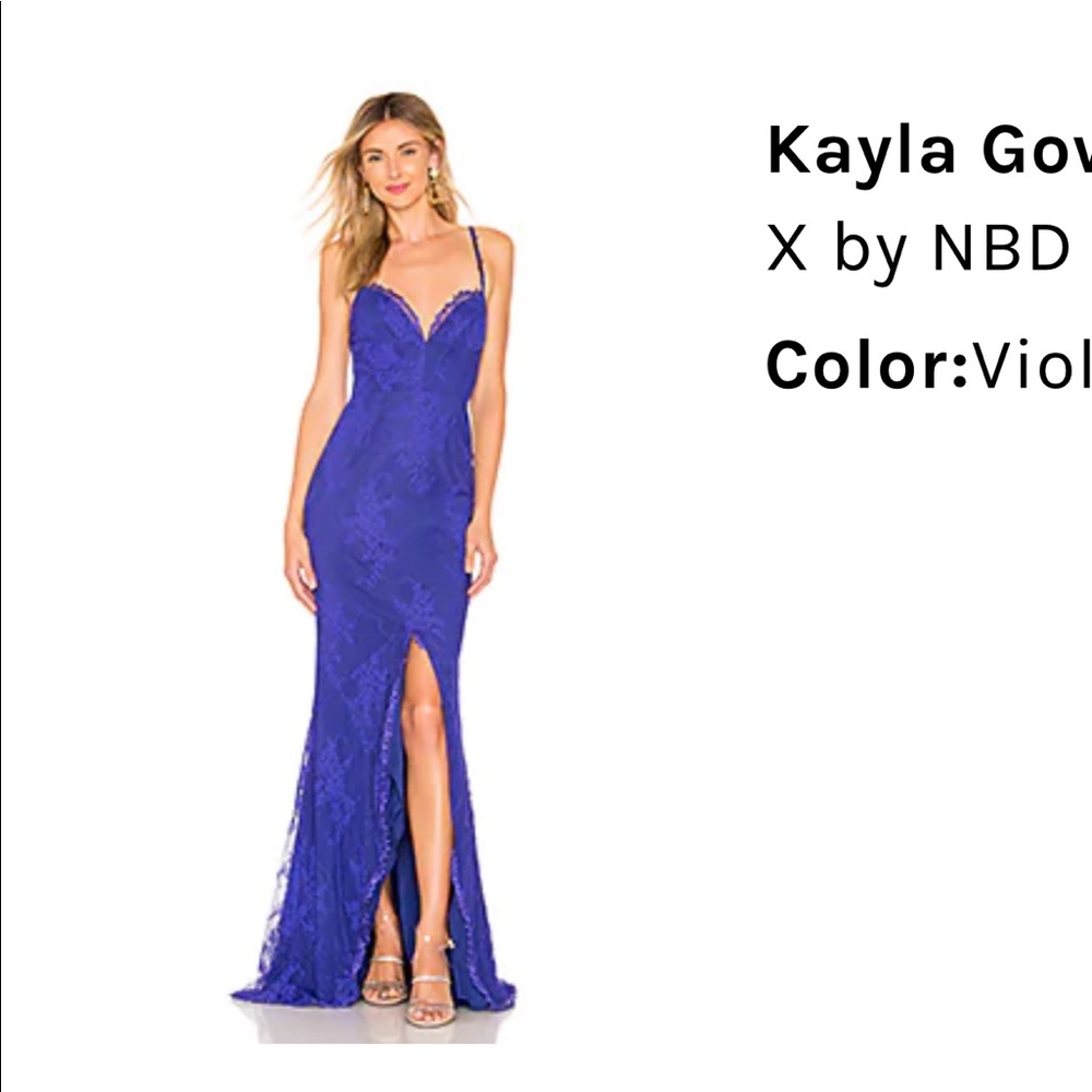 NWT NBD Kayla gown